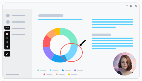Ajouter des annotations pendant l'enregistrement d'écran