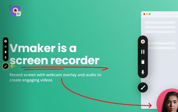 To make your recording more compelling use screen annotation features