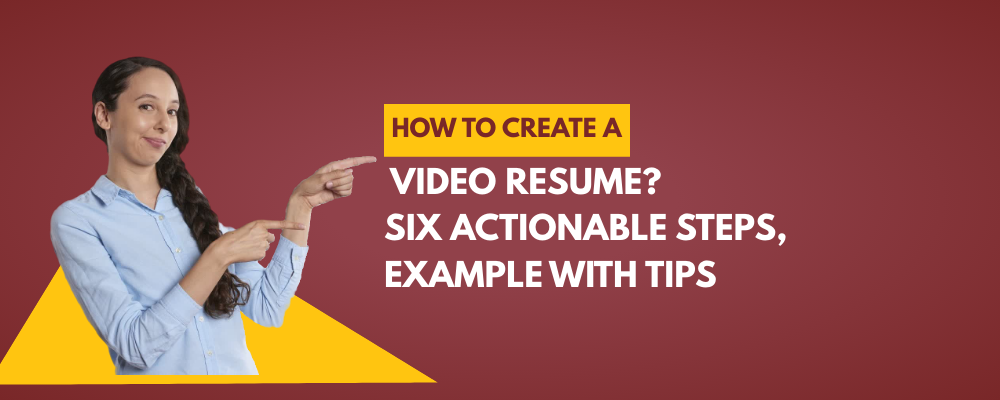 how to create a video resume