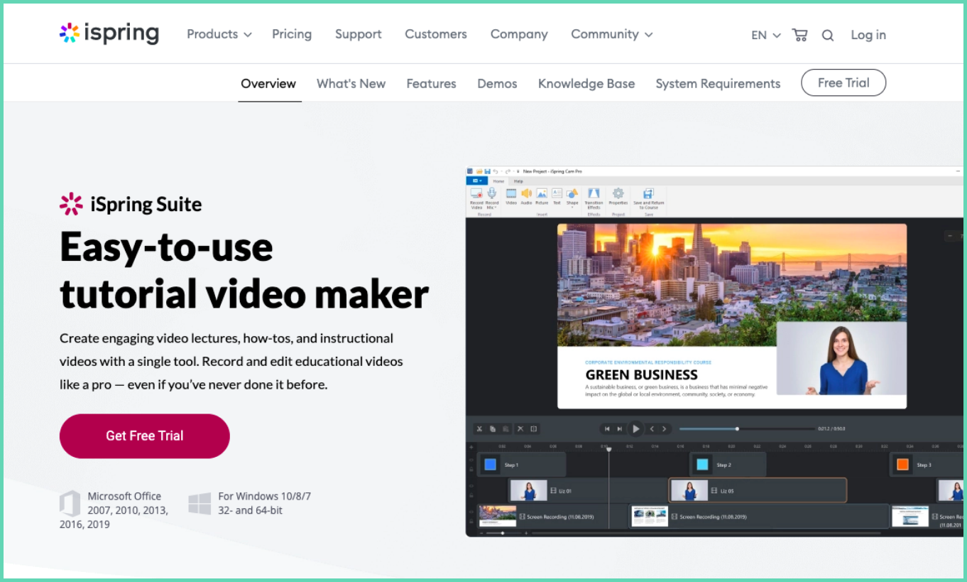 Best Software to Create Video Tutorials ~ ispring suite 