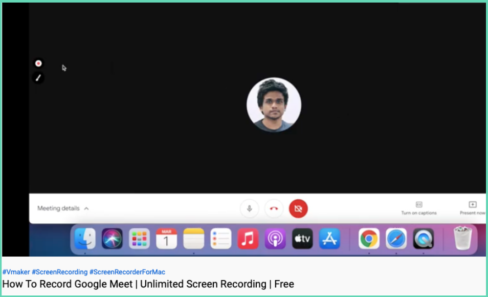 Screen recording tutorial videos