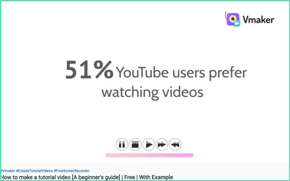 Stats in tutorial videos