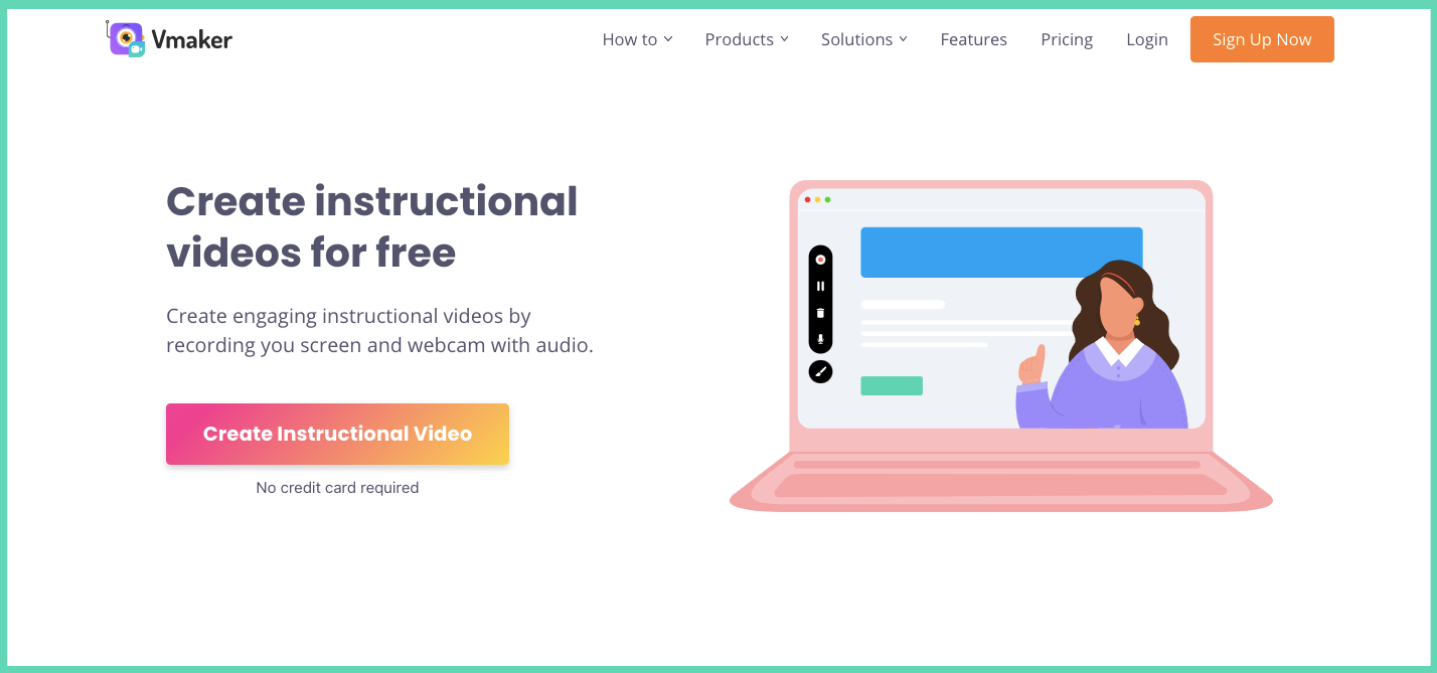 Vmaker instructional video maker 