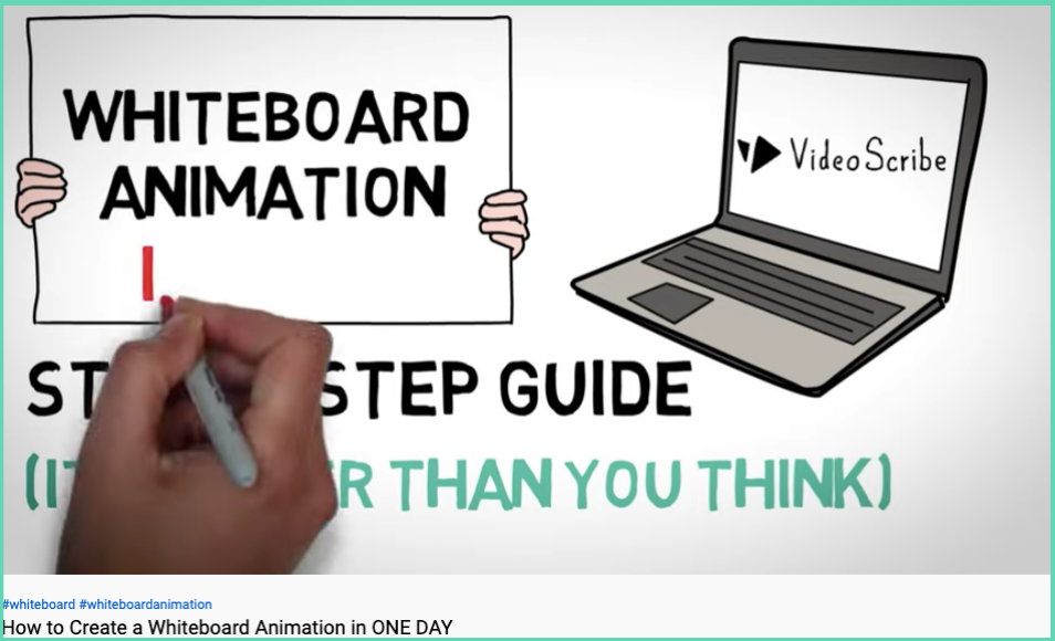 Whiteboard tutorial videos