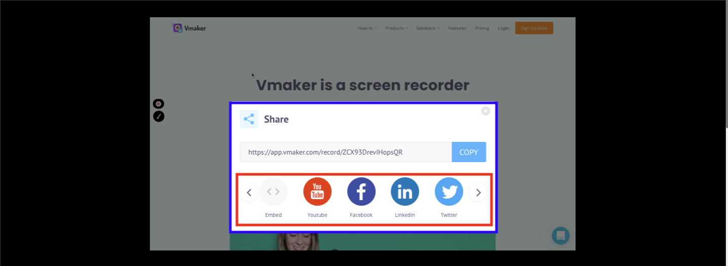 How to Screen Record on Mac with Audio ~ Step 10: Share it with others