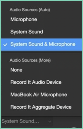 Record internal audio on Mac using recordit