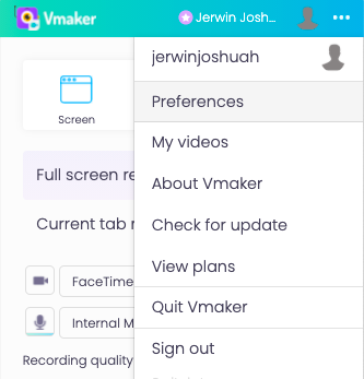 Vmaker application