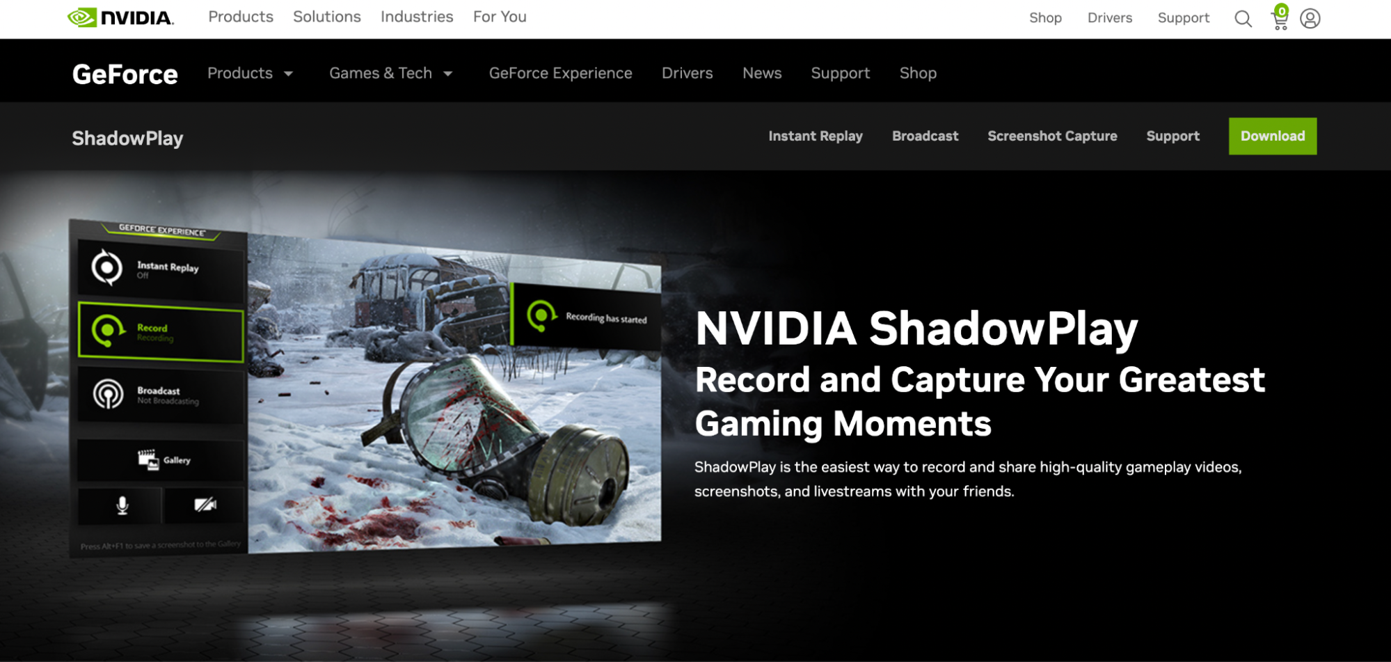 NVIDIA ShadowPlay