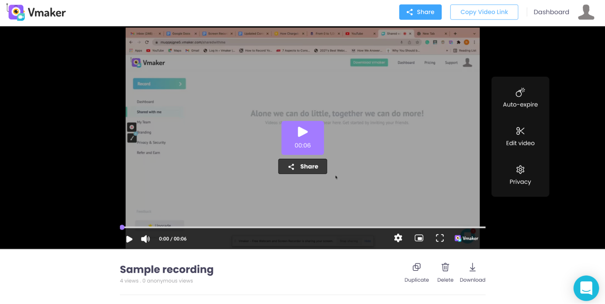 download vmaker recording