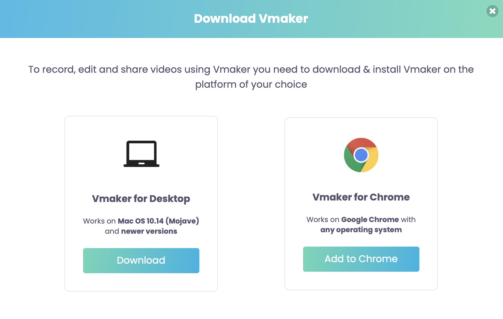 vmaker for mac