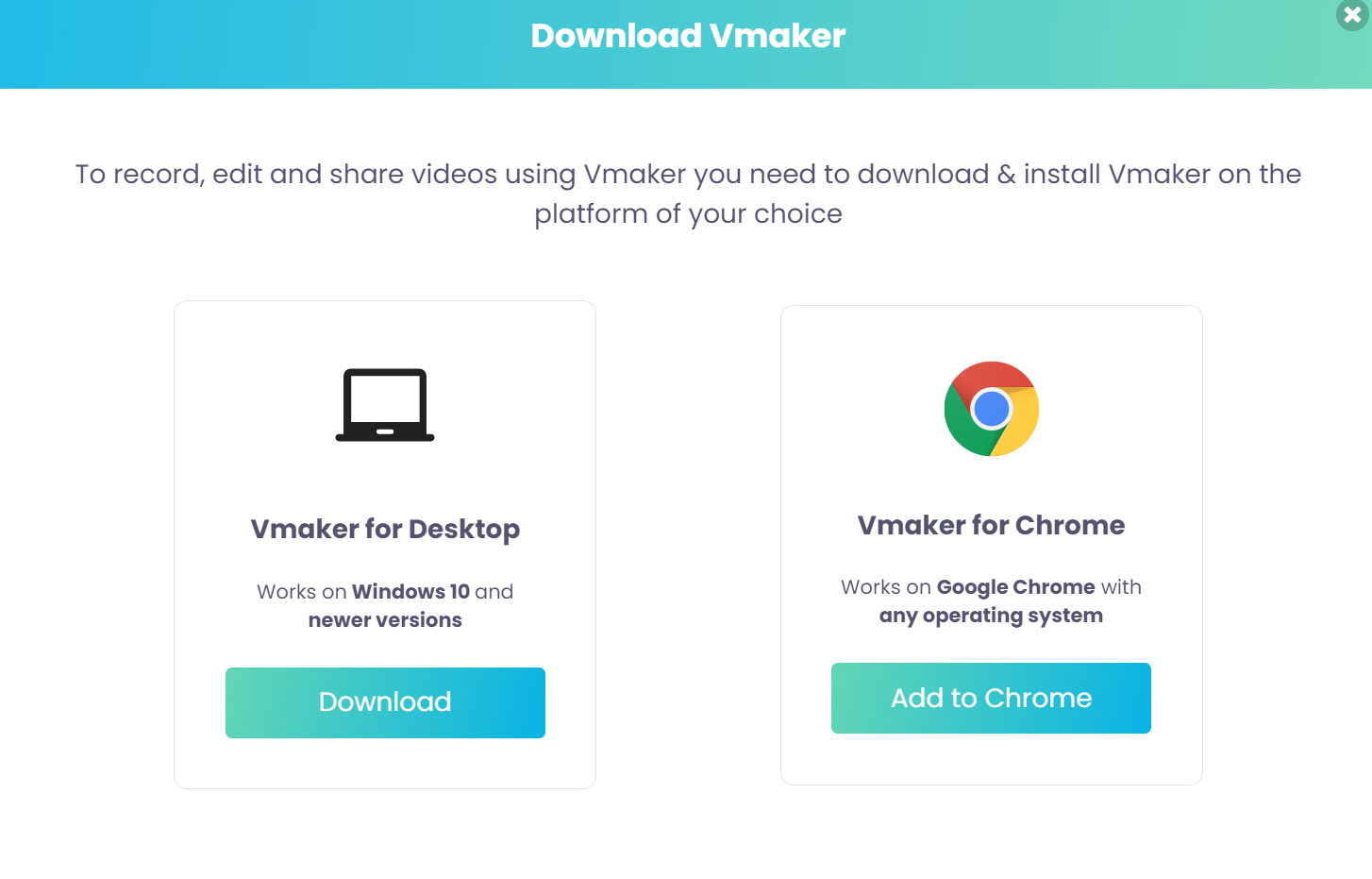 vmaker for windows