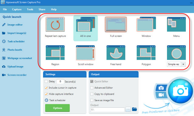 ApowerRec screen recorder