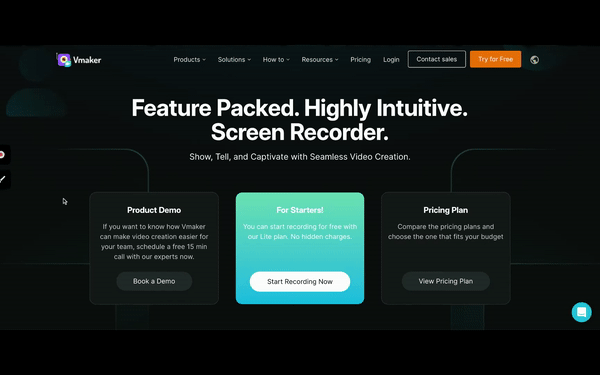 screen recorded videos with annotation tools
