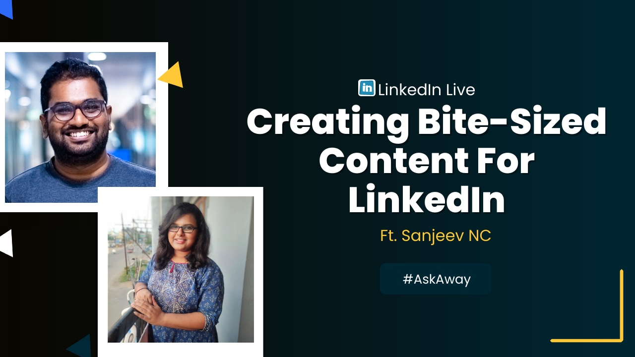 LinkedIn Live with Short-Form Video Master Sanjeev NC