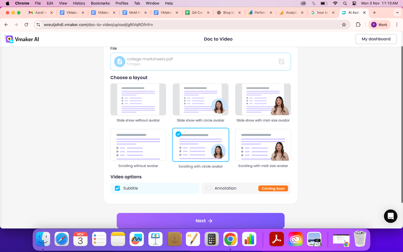 PPT to Video Conversion Step 1