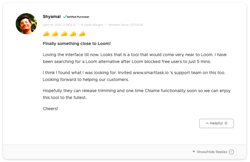 Customer Love What our customers say about us Vmaker