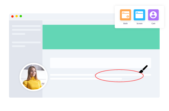 Screen recording modes