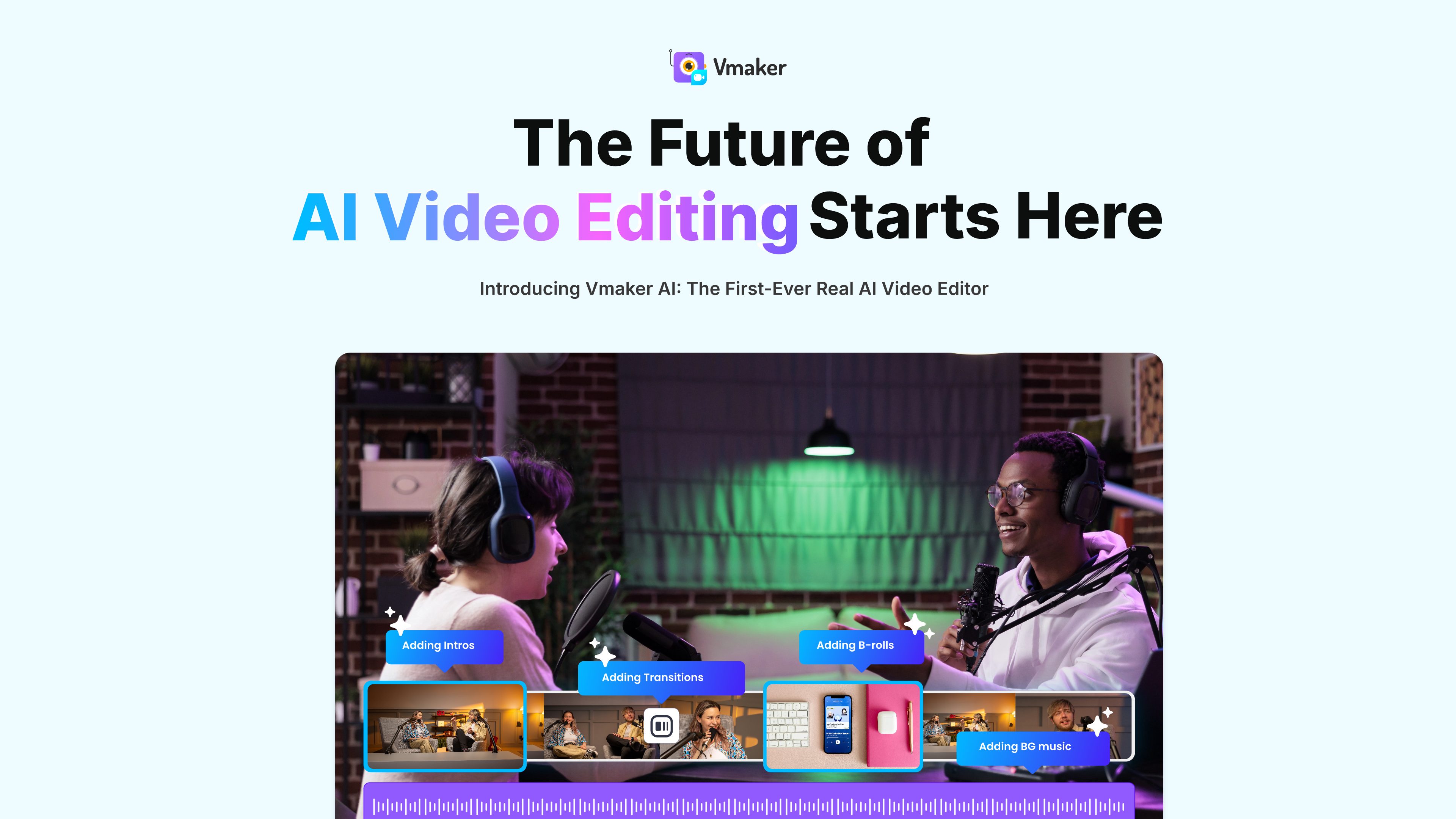 image of Vmaker AI - Create & Edit Videos in Minutes with AI